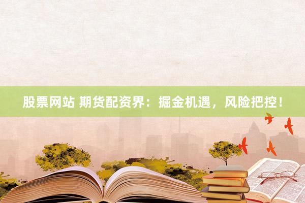 股票网站 期货配资界：掘金机遇，风险把控！