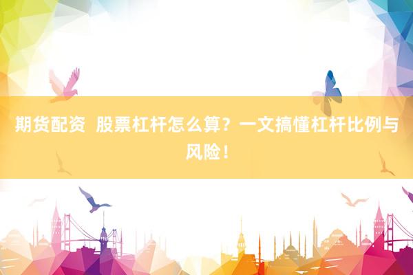 期货配资  股票杠杆怎么算？一文搞懂杠杆比例与风险！